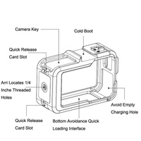 Protective Frame for Dji Action 3 with Motion Camera - Rabbit Cage thumbnail