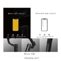 Smart Handheld Mobile Stabilizer - Anti-shake - Black thumbnail