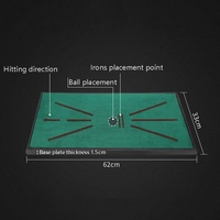 Velvet Golf Swing Exercise Blanket with Track thumbnail