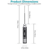 Drone Repair & Disassembly Tool - Inner Hex T6 / T9 Screwdriver thumbnail