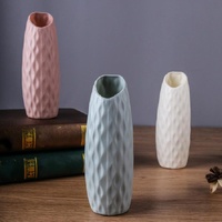 Sturdy Plastic Vase for Creative Display - Drop-resistant - Milk White thumbnail