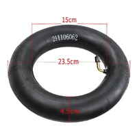 Electric Scooter Inner Tube - 10x2.5 / 2.75 45 Degree Valve Thickened Yellow Stripes thumbnail