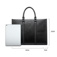 Black Waterproof Laptop Handbag - Multifunctional Business Wearable thumbnail