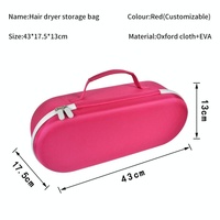 Hard Shell Storage Bag For Dyson Hd03 / Hd08 / Hd15 Hair Dryer Rose Red thumbnail