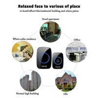 Wireless Waterproof Smart Doorbell - 2 Battery Options - White thumbnail