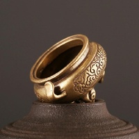 Vintage Brass Tripod Censer for Home Decor thumbnail