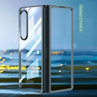 Electroplated Full Coverage Case for Samsung Galaxy z Fold 4 - Black thumbnail