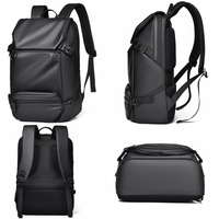 Travel Backpack for Men - Compact and Durable - Black thumbnail
