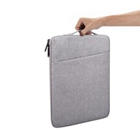 13.3 Inch Laptop Felt Sleeve Protective Case Carrying Bag - Grey thumbnail