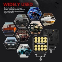 4 Inch Square Mixed Luminous Angel Eye Car Work Light thumbnail