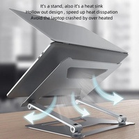 Aluminum Laptop Holder for 14-17.3 Inch Screens - Ergonomic Design thumbnail