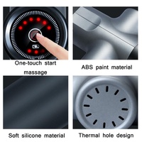 Portable Rechargeable Muscle Massager - Grey Handbag thumbnail