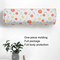 5-pack Hanging Ac Dust Cover - 95x20x31cm - Thickened - Red Flower thumbnail