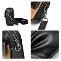 Waterproof Shoulder Crossbody Bag For Men Wear Resistant Design - Black thumbnail