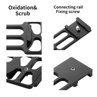 Rail Side Mount for Gopro and Other Action Cameras - 20mm for Hunting Shots - Red thumbnail