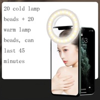Selfie Ring Light for Mobile Phones - Beauty Enhancer - White thumbnail