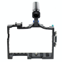 Panasonic Lumix Gh3 / Gh4 Video Cage Stabilizer With Metal Handle Black thumbnail
