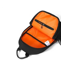 Adjustable Oxford Chest Bag For Men With Glasses Hang Belt Black thumbnail