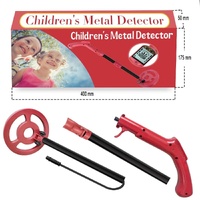 Outdoor Treasure Hunter Metal Detector for Kids - Science Toy - Red thumbnail