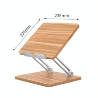 Adjustable Wooden Laptop Stand - Darkwood thumbnail