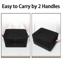 Black Folding Golf Bag with Large Capacity thumbnail