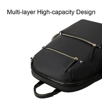 Black Anti-theft Laptop Backpack with Wear-resistant Design thumbnail