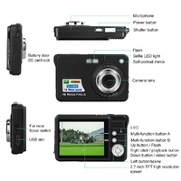 Compact Digital Camera For Daily Photos And Videos - Ideal For Students - Black thumbnail