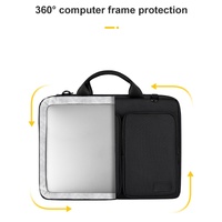 13.3 Inch Thickened Polyester Laptop Bag - Pink thumbnail