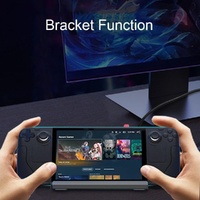 Steam Deck Charging Base Handheld Stand Charger Silver Gray thumbnail