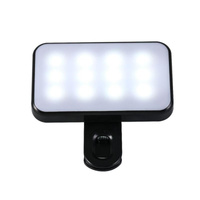 Rechargeable Selfie Light for Phone Laptop Tablet - Black thumbnail