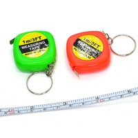 Compact Square Tape Measure Keychain - Set of 4 thumbnail
