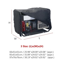 Waterproof Generator Cover - 66x51x51cm - Black Oxford Cloth thumbnail