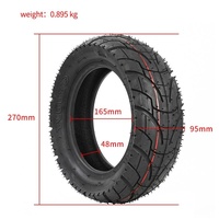 10 inch Electric Skateboard with Vacuum Explosion-proof Outer Tire - Kugoo M4 Tuovt 80 / 65-6.5 - Highway Tire thumbnail