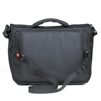 Waterproof Nylon Cycling Shoulder Bag Large Capacity Black thumbnail