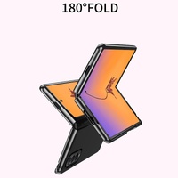 Shockproof Clear Phone Case for Samsung Galaxy z Fold 4 - Rose Gold thumbnail