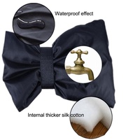 Outdoor Faucet Frost Cover - Oxford Cloth Rope Model Black thumbnail