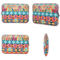 12 Inch Lingge Laptop Liner Bag - Pattern Design - Green Pattern Diamond Lattice thumbnail