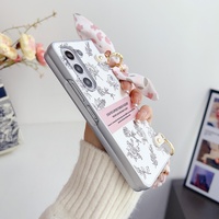 Floral Sketch Pearlescent Pc Case for Samsung Galaxy z Fold 4 thumbnail