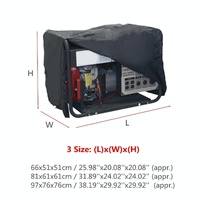 Waterproof Generator Cover - 81x61x61cm - Black Oxford Cloth thumbnail