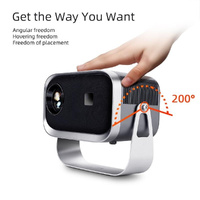 Portable Home Theater Projector - 720P 150 Lumens Grey thumbnail