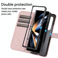 Foldable Diamond Lattice Phone Case for Samsung Galaxy z Fold 4 - White thumbnail