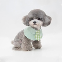 Pet Shawl Scarf Saliva Towel Dog Clothes Accessories - Size L - Green thumbnail