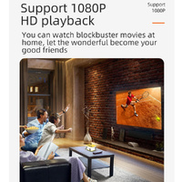Portable Home Theater Projector - 400 Lumens Hd Same Screen Version - White Yellow thumbnail