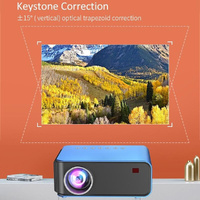 Portable Home Theater Lcd Projector - 1200 Lumens 1024X600 Same Screen Blue thumbnail