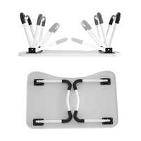 Adjustable Folding Laptop Desk with Non-slip W-shaped Legs - Portable and Compact - Hcb5116A thumbnail