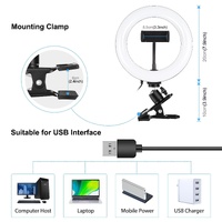 7.9 Ring Selfie Light with Dual Colour Led for Vlogging & Photography thumbnail