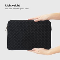 Textured Diamond Laptop Bag - Power - Black thumbnail