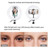 7.9 Rgbw Led Ring Light with Dual Colour Temperature and Phone Clamp thumbnail