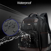 Large Capacity Multi-layer Laptop Backpack with Breathable Design - 15.6 Inch Black - 35x20x43cm thumbnail