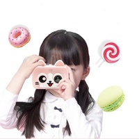 2.0 Hd Screen Wifi Children's Digital Camera with 12mp Cartoon Design and Fun Photography - 2 Screen Wifi Cartoon Design Fun Photography - Sky Blue thumbnail